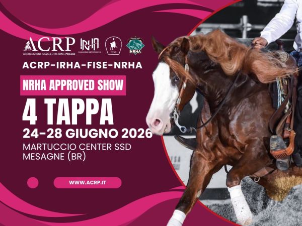 4 show ACRP-IRHA-FISE-NRHA 2026